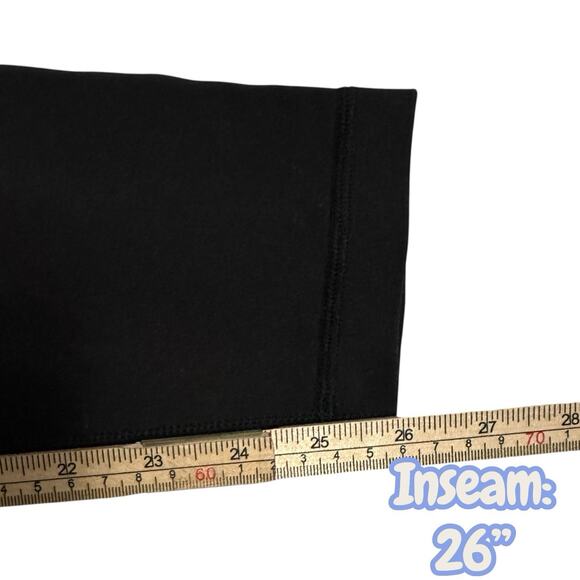 Lululemon Black High Rise Leggings Women’s Size 6 Stretch Athleisure Activewear - Picture 6 of 7